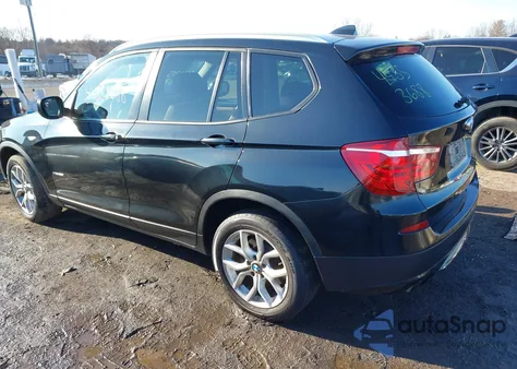 2011 BMW X3 xDrive28I z USA, uszkodzony, nr VIN 5UXWX5C58BLW13591